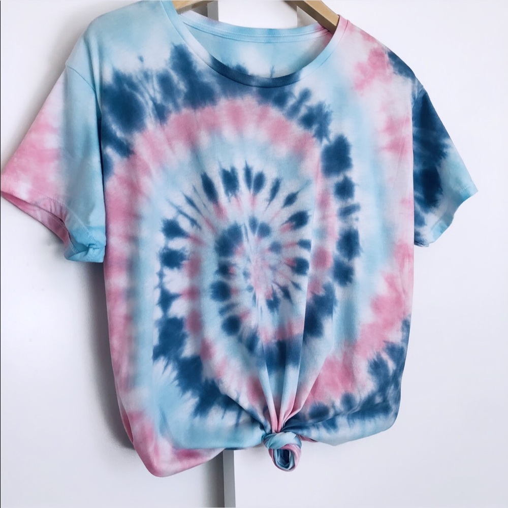 Tie Dye Custom Spiral Tee NEW - Picture 7 of 11